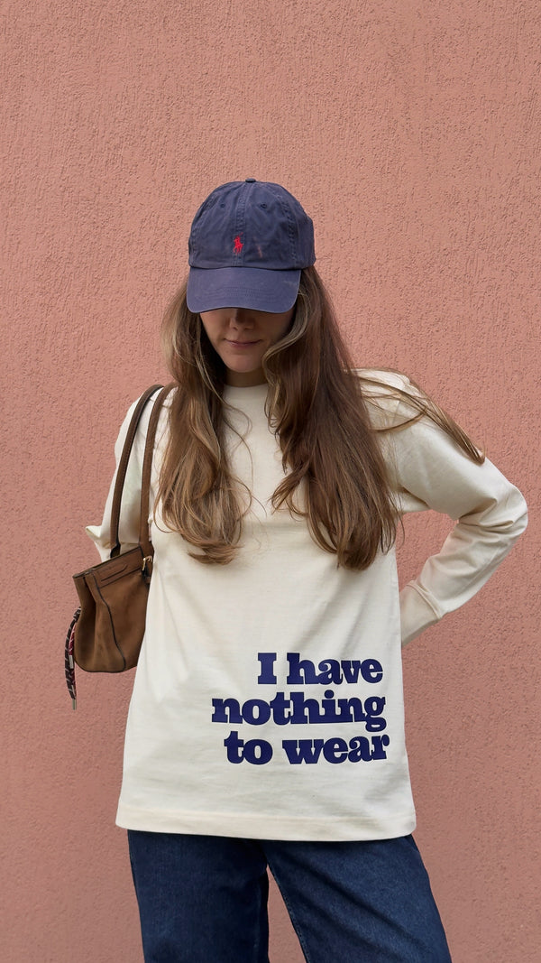 NOTHING TO WEAR LONGSLEEVE TEE
